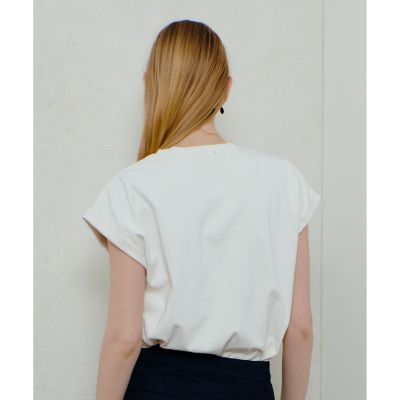 ピグメントダイターンバックスリーブ　Ｔシャツ