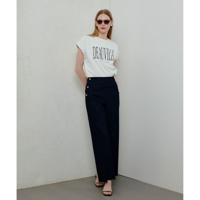 ピグメントダイターンバックスリーブ　Ｔシャツ