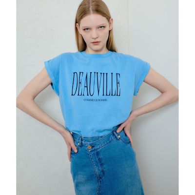 ピグメントダイターンバックスリーブ　Ｔシャツ