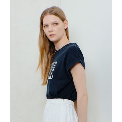 ピグメントダイターンバックスリーブ　Ｔシャツ