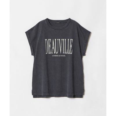 ピグメントダイターンバックスリーブ　Ｔシャツ