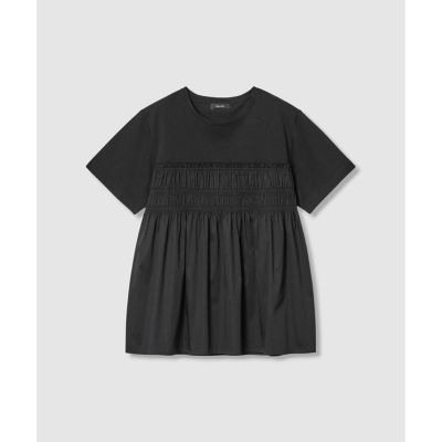 シャーリングビスチェコンビＴシャツ