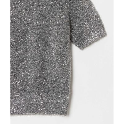 allureville / アルアバイル ショートシャギーラメプルオーバー ショートシャギーラメプルオーバー|allureville OFFICIAL SITE