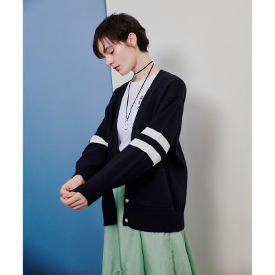 Ｃ／ＡＣバルキーラインカーディガン