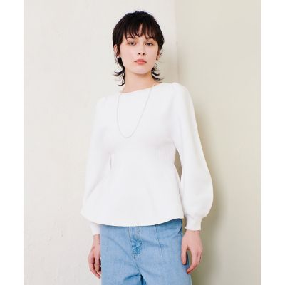 allureville / アルアバイル バックレースアッププルオーバー バックレースアッププルオーバー|allureville OFFICIAL SITE