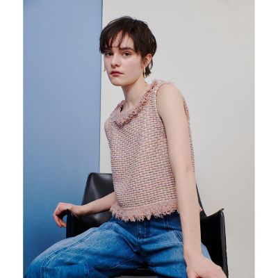 美品★allureville アルアバイル　ロゴプルオーバー　ニット 24SS ロゴ裏毛プルオーバー | allureville (Women)/アルアバイル