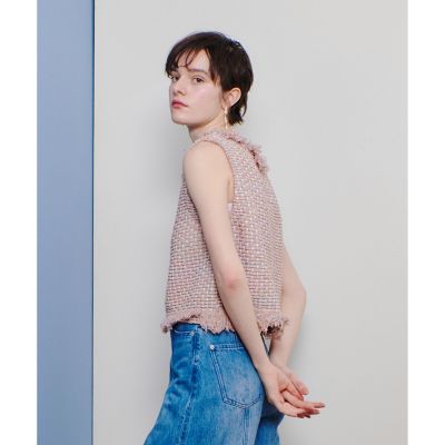 ♡allureville/アルアバイル ツイードジレ♡ ミックスツイードジレプルオーバー | allureville (Women