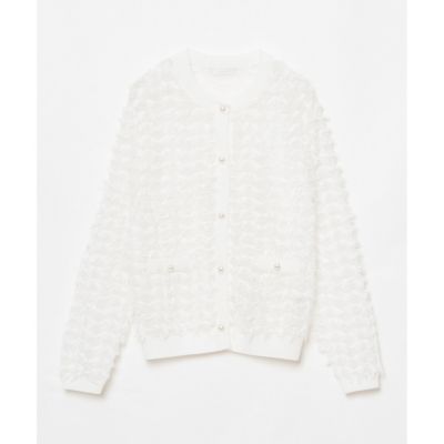 シアーカットジャガードカーディガン | allureville (Women