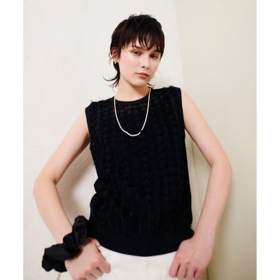 アルアバイル★シアーカットジャガードプルオーバー★ホワイト★新品★アローズ シアーカットジャガード プルオーバー | allureville (Women