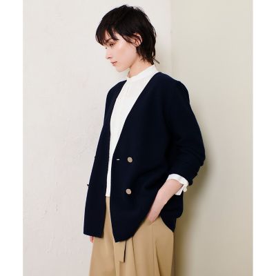 セミダブルガーターニットジャケット