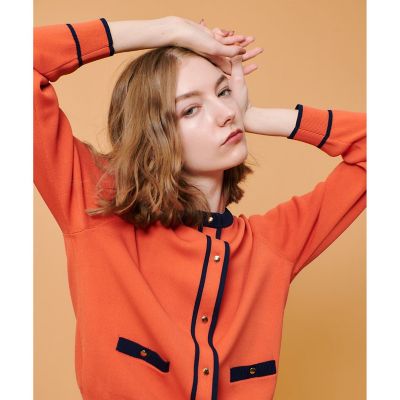 ◇ハイショクポケットクルーカーディガン | allureville (Women