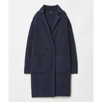 片畦ニットコート | allureville (Women)/アルアバイル | 三越伊勢丹