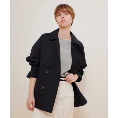 スーピマコットンミドルトレンチコート | allureville (Women