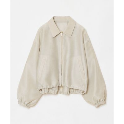 完売！⭐︎maison de dolce オーガンジーブルゾン【white】 入手困難⭐︎maison de dolce オーガンジーブルゾン【white】