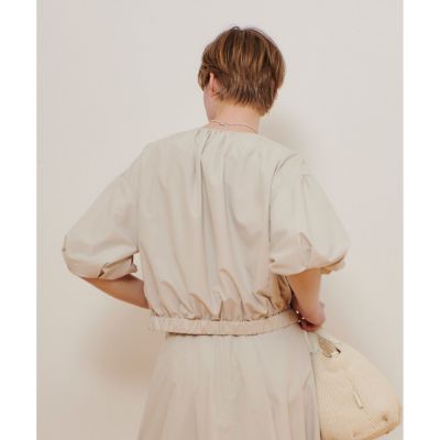 マットタフタショートブルゾン | allureville (Women