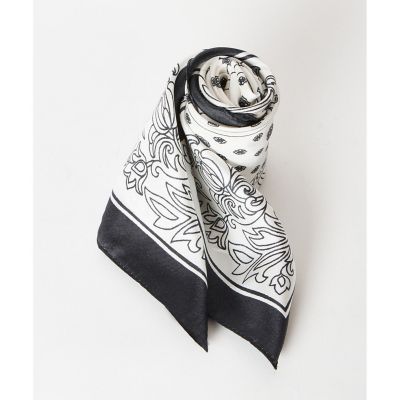 【新品】CHANEL フラワープリント スカーフ CHANEL シャネル 宝石柄 ジュエリー フラワー ロゴ シルク