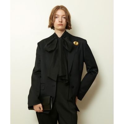 ＜allureville (Women)＞バックレイヤードジャケット