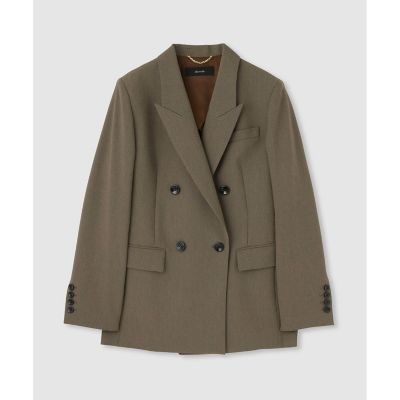 allureville (Women)/アルアバイル TRストレッチダブルジャケット 81ブラウン コート・ジャケット【三越伊勢丹/公式】