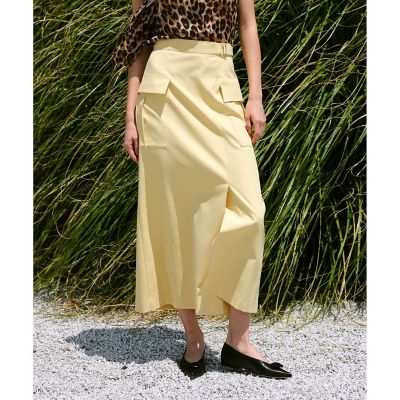 ツイルストレッチサファリスカート | allureville (Women