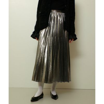 メタリック切替プリーツスカート | allureville (Women)/アルアバイル