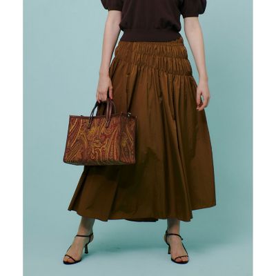 ほぼ新品　MICHEL  タフタ風スカート ほぼ新品 MICHEL KLEIN タフタ風スカート - メルカリ