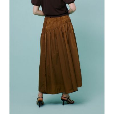 ナイロンタフタシャーリングスカート | allureville (Women