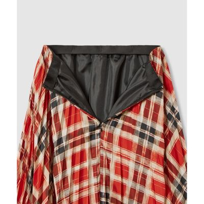 LISAチェックプリントプリーツスカート | allureville (Women