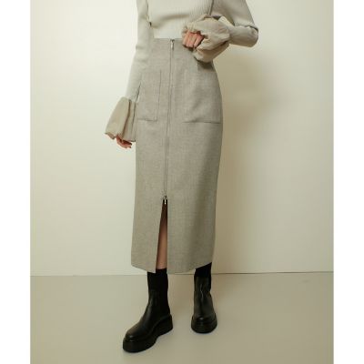 allurevilleメランジピンヘッドサススカート メランジピンヘッドサススカート（スカート）｜allureville