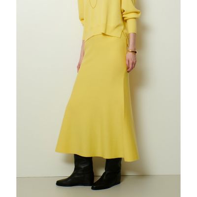 ウール混Wフェイスナローマーメイドスカート | allureville (Women
