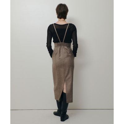 シックツィードツイルサロペスカート | allureville (Women