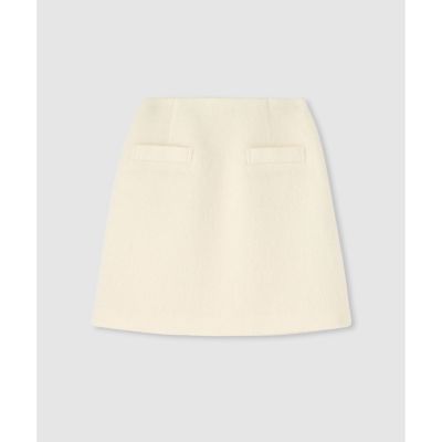 ＜allureville (Women)＞◇モヘヤシャギーミニスカート