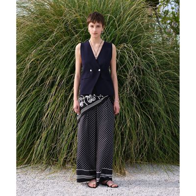 ＜allureville (Women)＞パネルドットプリントパンツ