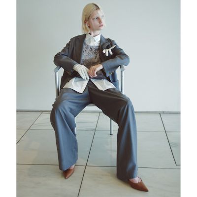 allureville (Women)/アルアバイル トリアセサイロタックパンツ 92グレー パンツ・ズボン【三越伊勢丹/公式】