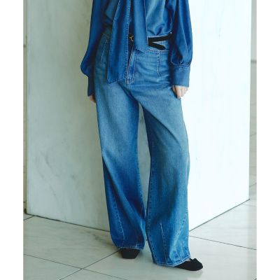 【新品】GANNIオーバーサイズデニムJK GANNI ガニー デニムジャケット Overdyed Cutline Denim Puff