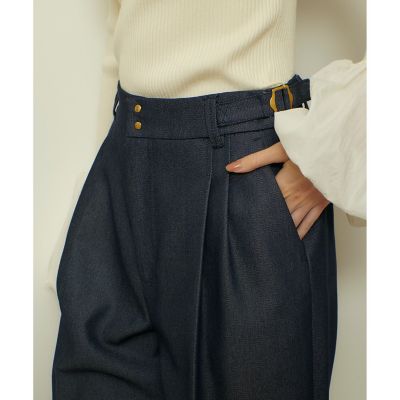 【新品未使用】allureville ウール パンツ trim_ofalv_itemf625ee405f5011e