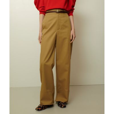 ＜allureville (Women)＞ミリタリーツイルハイウェストパンツ