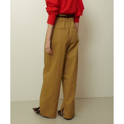 allureville アルアバイル 美品 ワイドカーゴパンツ カーキ オーガニックギャバカーゴパンツ|allureville OFFICIAL SITE / ONLINE