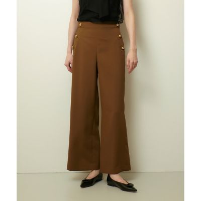 allureville (Women)/アルアバイル ホローツイルマリンパンツ 81ブラウン パンツ・ズボン【三越伊勢丹/公式】