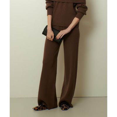 AURALLE リブニットパンツ ウールリブニットパンツ|allureville OFFICIAL SITE / ONLINE