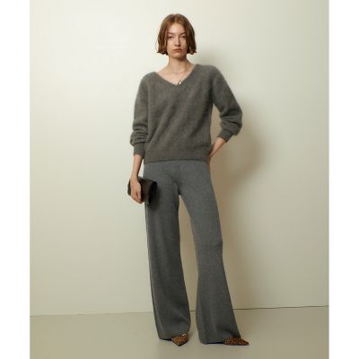 AURALLE リブニットパンツ AURALLE リブニットパンツ
