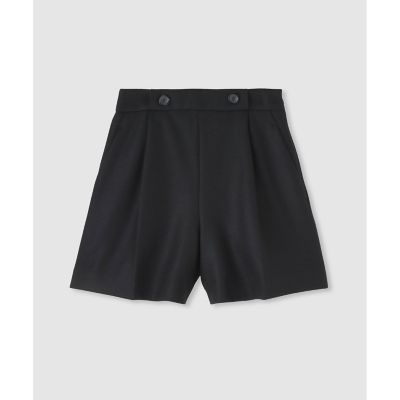 allureville (Women)/アルアバイル メルトンショートパンツ 95ブラック 【三越伊勢丹/公式】
