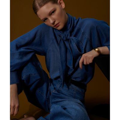 デニムボウブラウス | allureville (Women)/アルアバイル | 三越伊勢丹