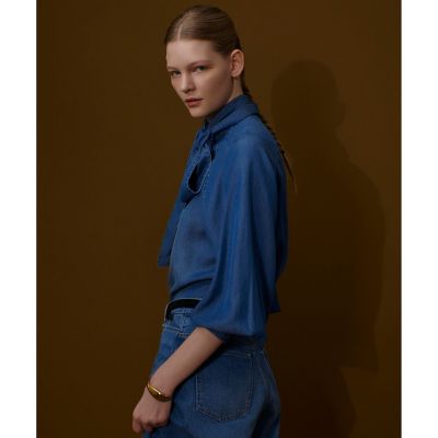 デニムボウブラウス | allureville (Women)/アルアバイル | 三越伊勢丹