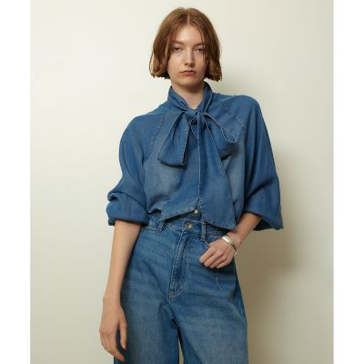 デニムボウブラウス | allureville (Women)/アルアバイル | 三越伊勢丹