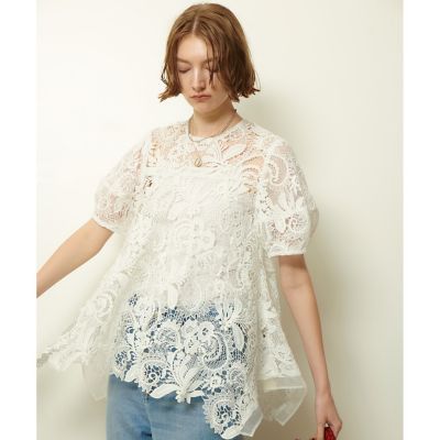 colville/コルヴィル/ブラウス crinkle クリンクル ブラウス コットンフリルカラーシャツ