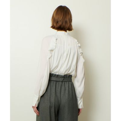 フリルスリーブブラウス | allureville (Women)/アルアバイル | 三越