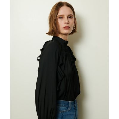 フリルスリーブブラウス | allureville (Women)/アルアバイル | 三越