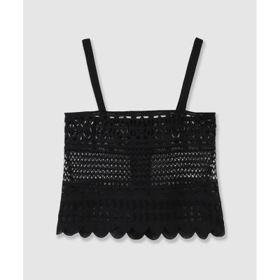 ＜allureville (Women)＞レースキャミ