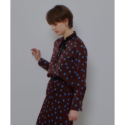 コインドットナロータイブラウス | allureville (Women)/アルアバイル | 三越伊勢丹オンラインストア・通販【公式】