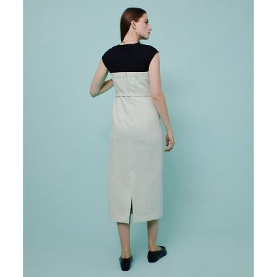 コンパクトツイルカットコンビワンピース | allureville (Women